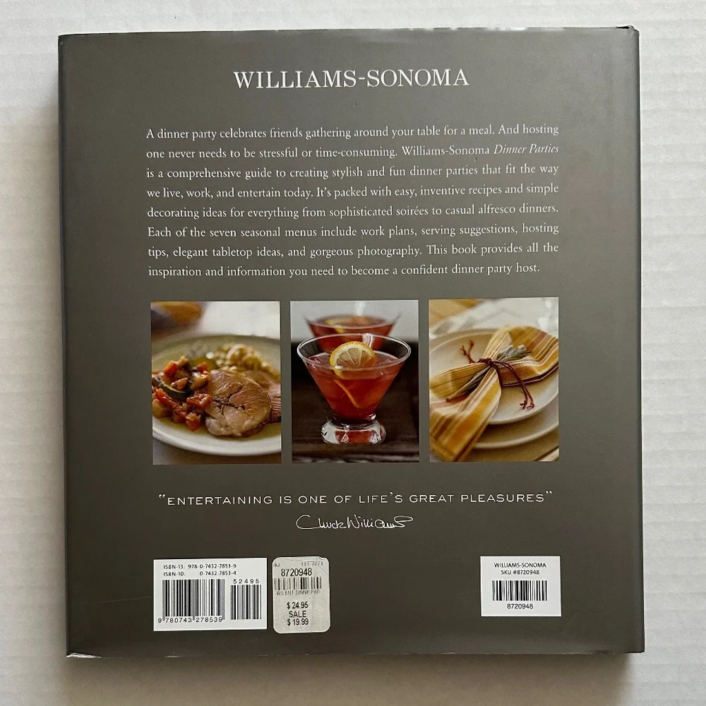 Williams-Sonoma Dinner Parties Book